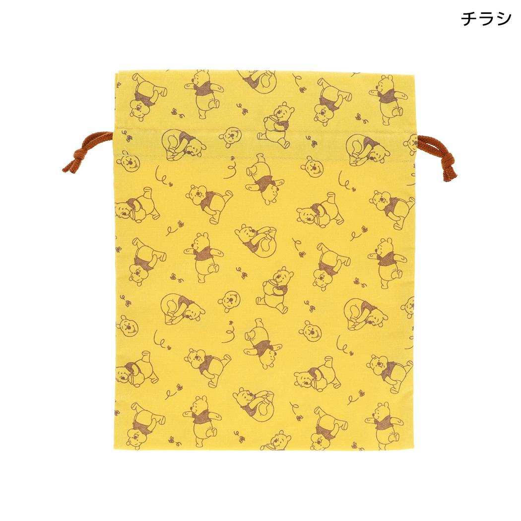 くまのプーさん 巾着袋 巾着袋 Winnie the Pooh 10 チラシ ディズニー サンスター文具