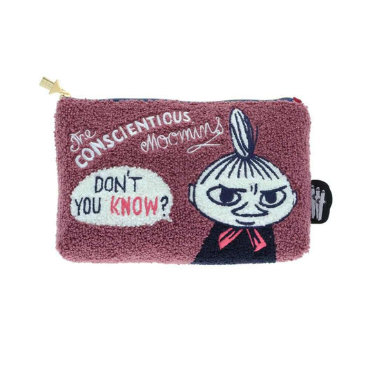 ムーミン コスメポーチ サガラ刺繍ポーチ リトルミイ 北欧 サンスター文具