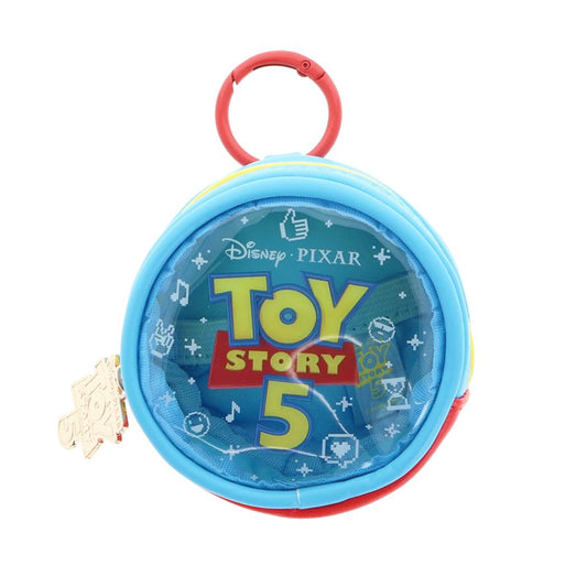 トイストーリー5 ミニポーチ カラビナ付きミニクリアポーチ TS5 ロゴ ディズニー サンスター文具