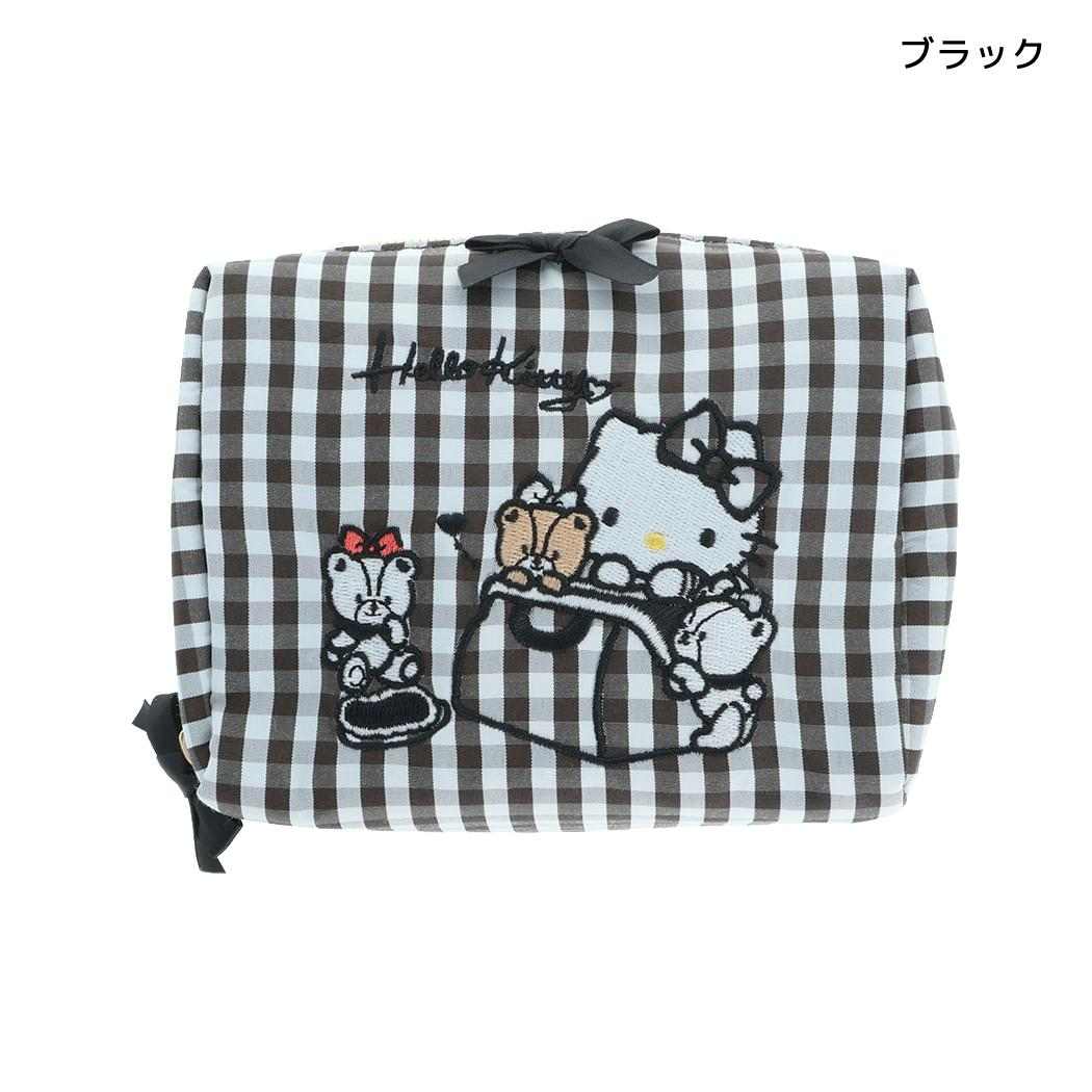 ハローキティ ペンケース ペンポーチ ブラック サンリオ サンスター文具