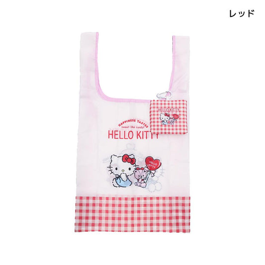 ハローキティ エコバッグ tetemo テテモ レッド サンリオ サンスター文具