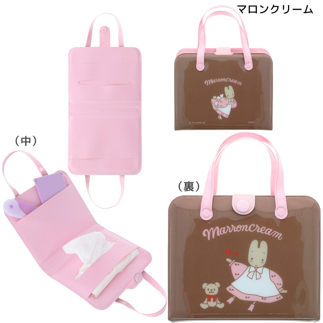 サンリオキャラクターズ ミニポーチ ティッシュポーチ レトロ マロンクリーム Sanrio サンスター文具