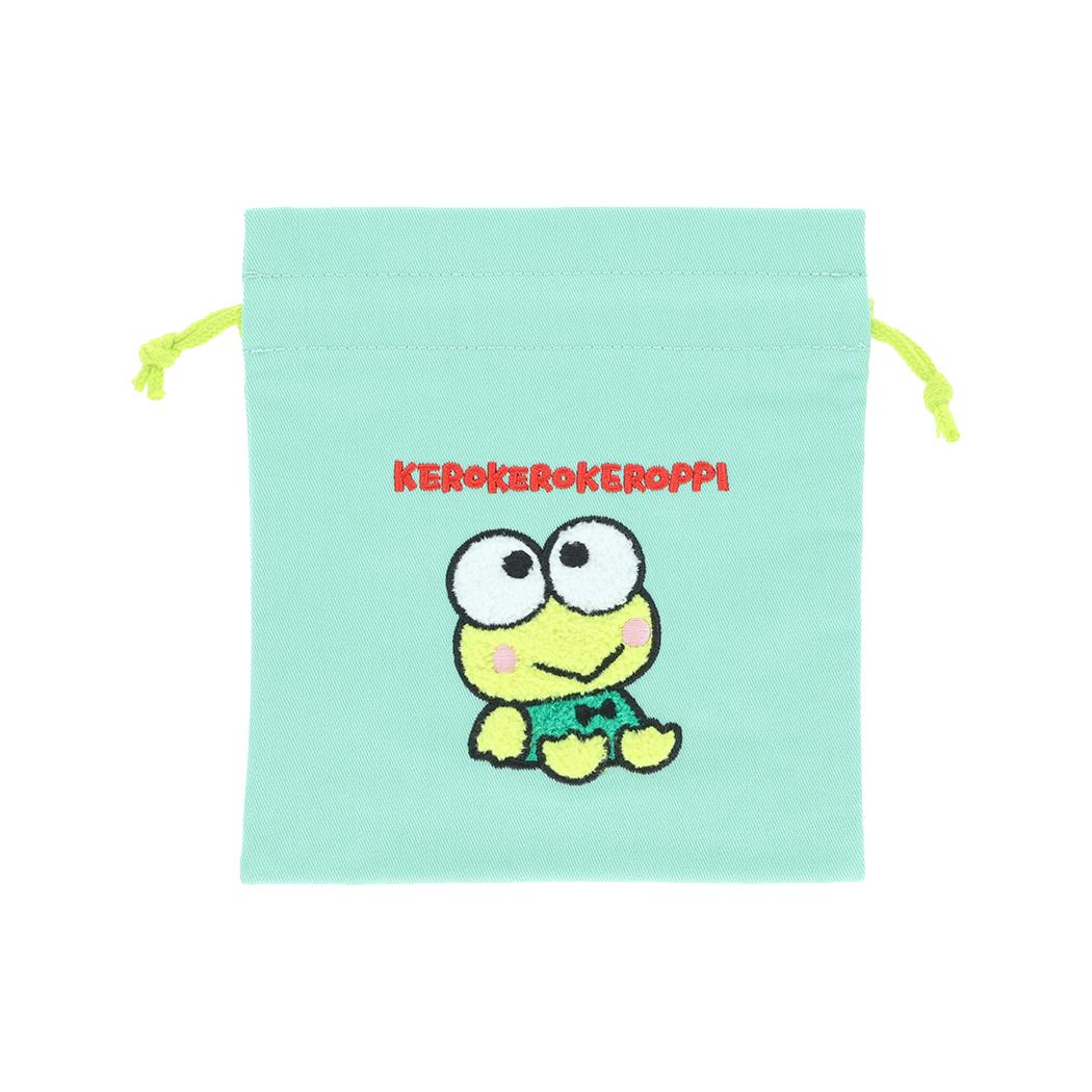 サンリオキャラクターズ 巾着袋 サガラ刺繍きんちゃくポーチ レトロ けろけろけろっぴ Sanrio サンスター文具