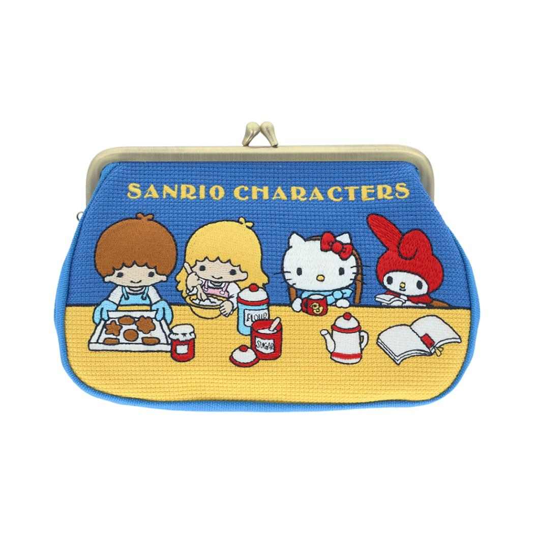 サンリオ 筆箱 畳刺繍ペンポーチ がま口 New Life Collection サンリオキャラクターズ sanrio サンスター文具
