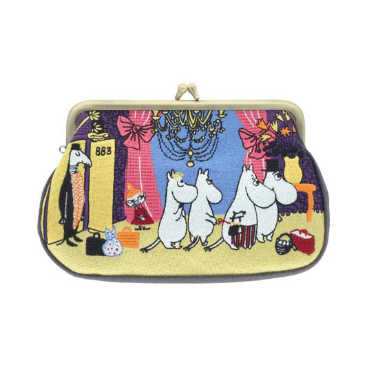 ムーミン 筆箱 畳刺繍ペンポーチ がま口 New Life Collection 部屋 北欧 サンスター文具