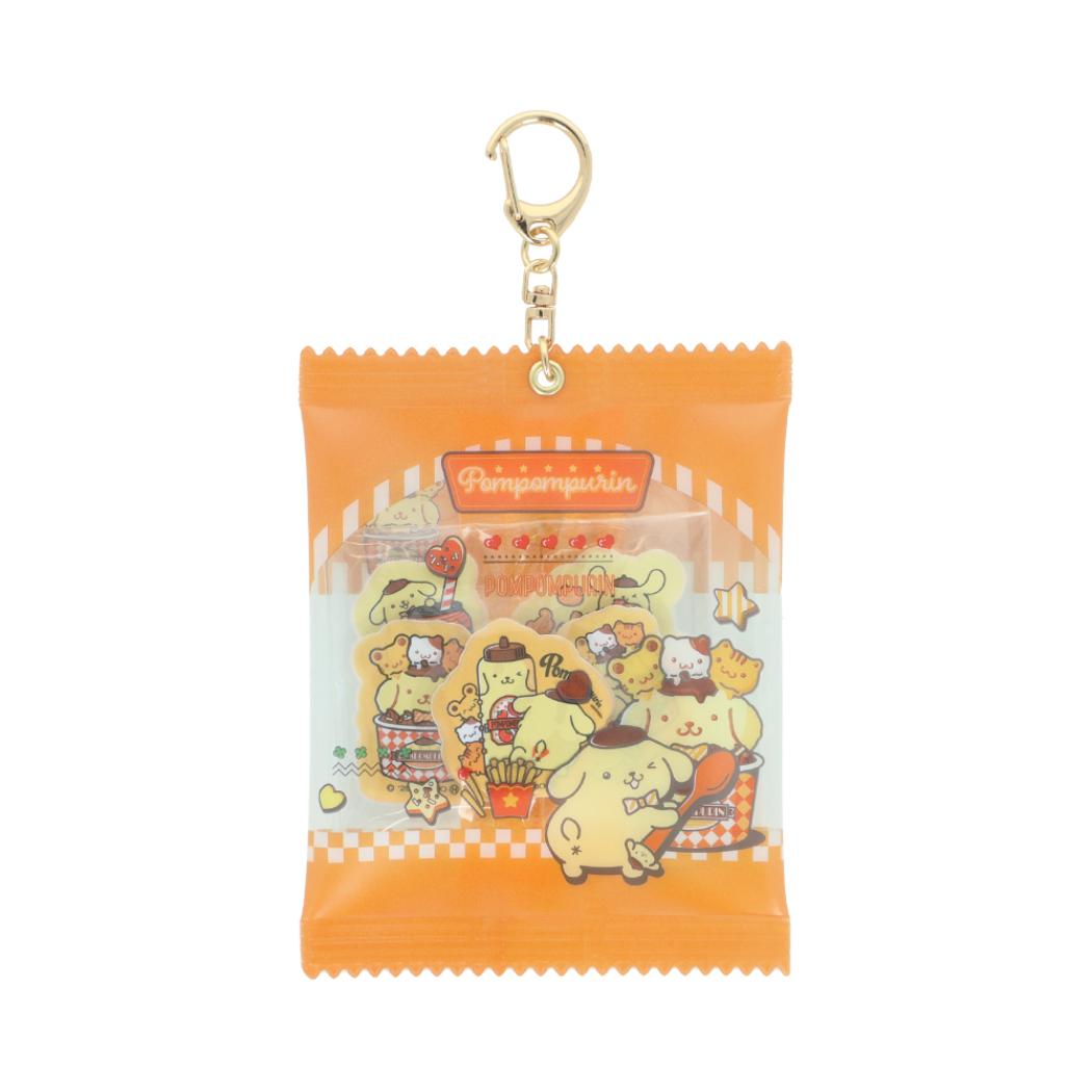 サンリオキャラクターズ ダイカットシール シール入りミニポーチ ポムポムプリン Sanrio サンスター文具