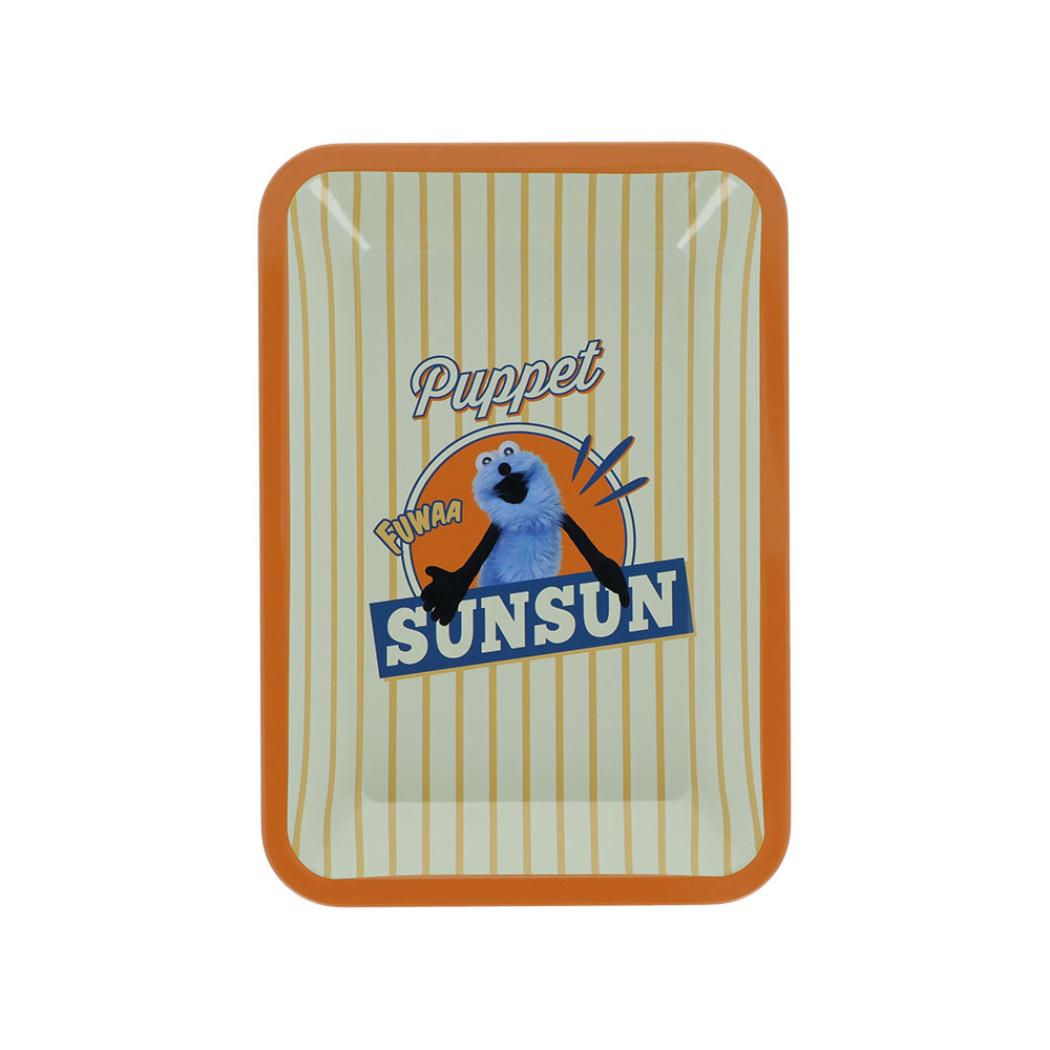 パペットスンスン 卓上収納 ペントレー イエロー PUPPET SUNSUN サンスター文具 小物入れ キャラクター グッズ メール便可 シネマコレクション