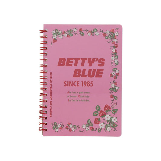 BETTY’S BLUE リングノート WリングノートB6 ショッパー サンスター文具 新学期準備文具 キャラクター グッズ メール便可 シネマコレクション