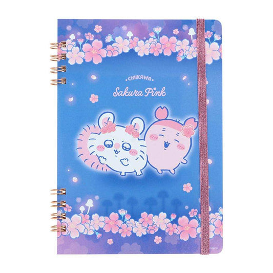ちいかわ リングノート ＷリングノートB6 Sakura Pink ヨザクラ サンスター文具 新学期準備文具 キャラクター グッズ メール便可 シネマコレクション