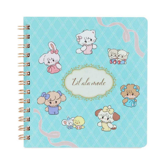 Lil ala mode リングノート スクエアリングノート ミント リルアラモード サンスター文具 学校 オフィス 新学期準備文具 日本製 キャラクター グッズ メール便可 シネマコレクション