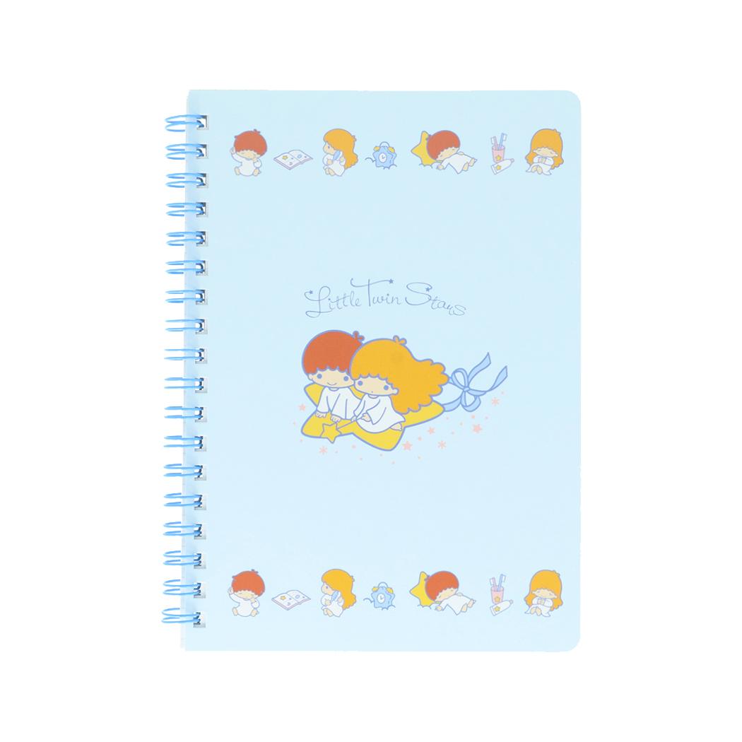 サンリオキャラクターズ 方眼ノート Wリングノート B6 レトロ リトルツインスターズ Sanrio サンスター文具