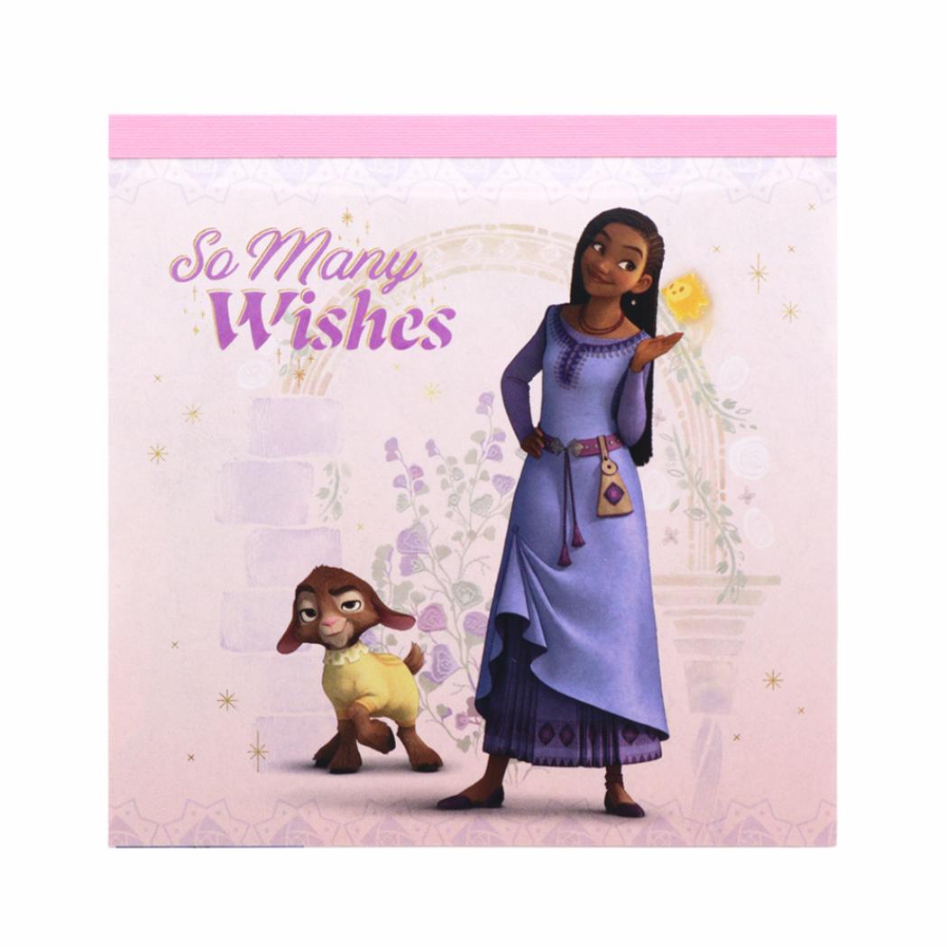 WISH ウィッシュ メモ帳 スクエアメモ 3D 新入学 ディズニー サンスター文具 新学期準備文具 キャラクター グッズ メール便可 シネマコレクション