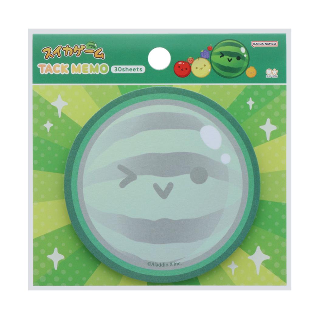 スイカゲーム 付箋 ダイカット付箋 A サンスター文具 ふせん 新学期準備文具 事務用品 キャラクター グッズ メール便可 シネマコレクション
