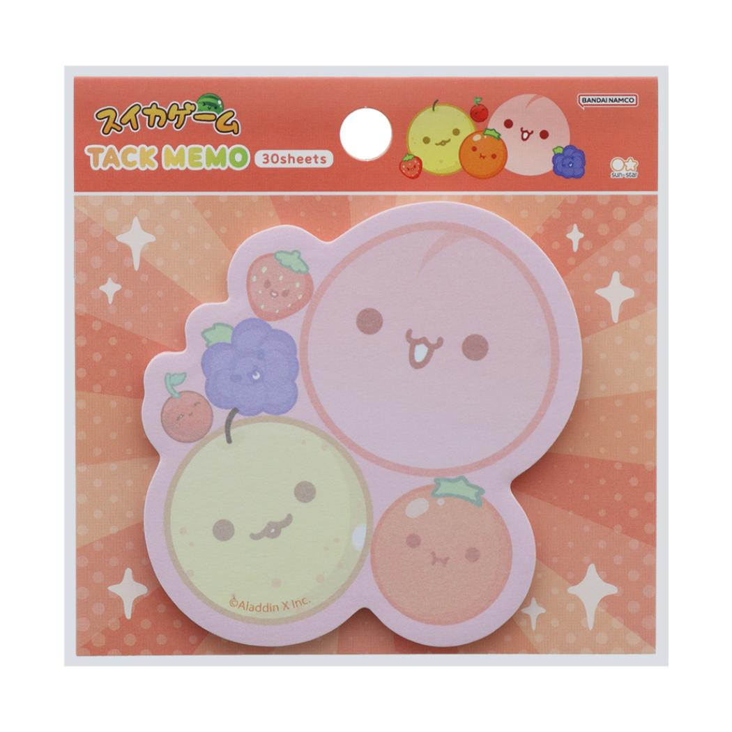スイカゲーム 付箋 ダイカット付箋 B サンスター文具 ふせん 新学期準備文具 事務用品 キャラクター グッズ メール便可 シネマコレクション