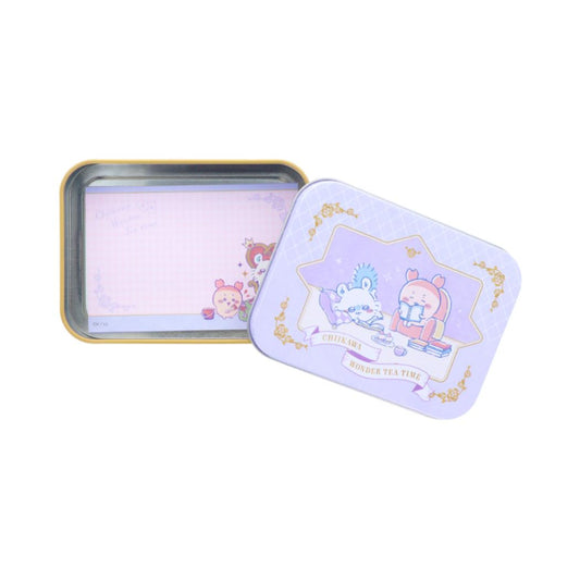 ちいかわ メモ帳 缶入りメモ ティータイムB サンスター文具 新学期準備文具 キャラクター グッズ シネマコレクション