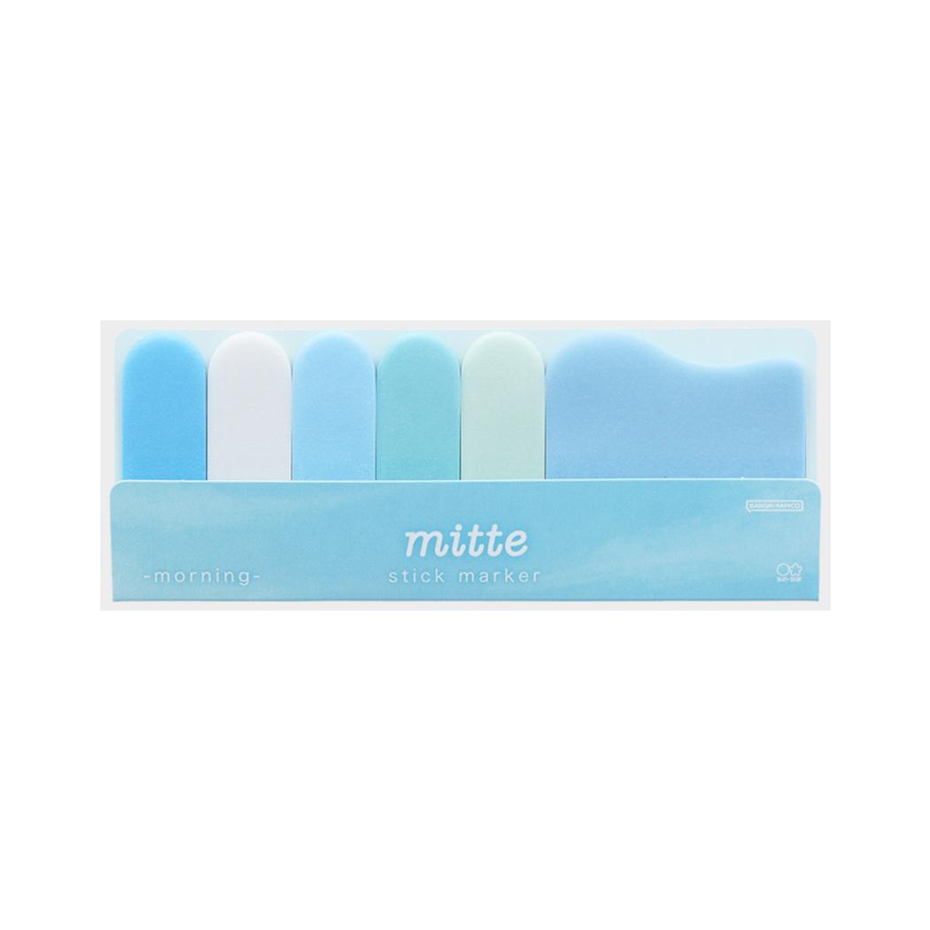 mitte ミッテ 付せん ダイカット付箋スリム morning サンスター文具 新学期準備文具 シンプル グッズ メール便可 シネマコレクション