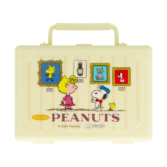 スヌーピー メモ帳 ミニトランクケース入メモ Bon Voyage！ アイボリー ピーナッツ サンスター文具 新学期準備文具 かわいい キャラクター グッズ メール便可 シネマコレクション
