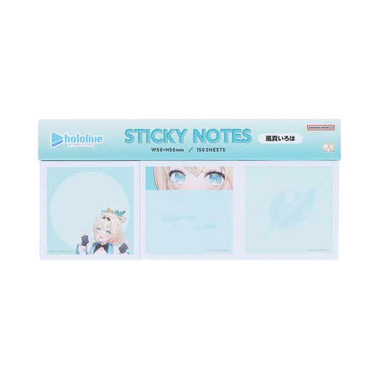 ホロライブプロダクション ふせん 付箋メモパッド 風真いろは サンスター文具 事務用品 アニメキャラクター グッズ メール便可 シネマコレクション