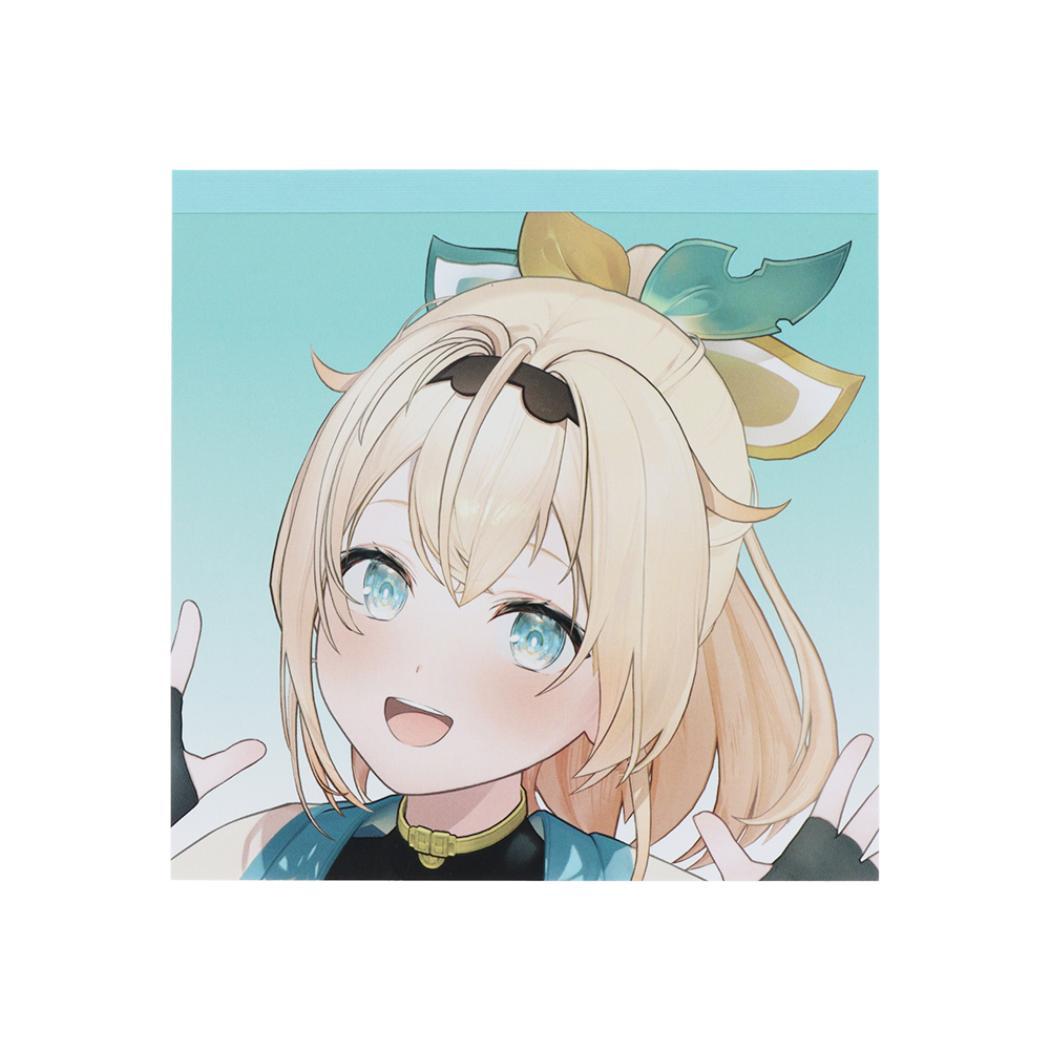 ホロライブプロダクション メモ帳 スクエアメモ 風真いろは サンスター文具 新学期準備文具 かわいい アニメキャラクター グッズ メール便可 シネマコレクション