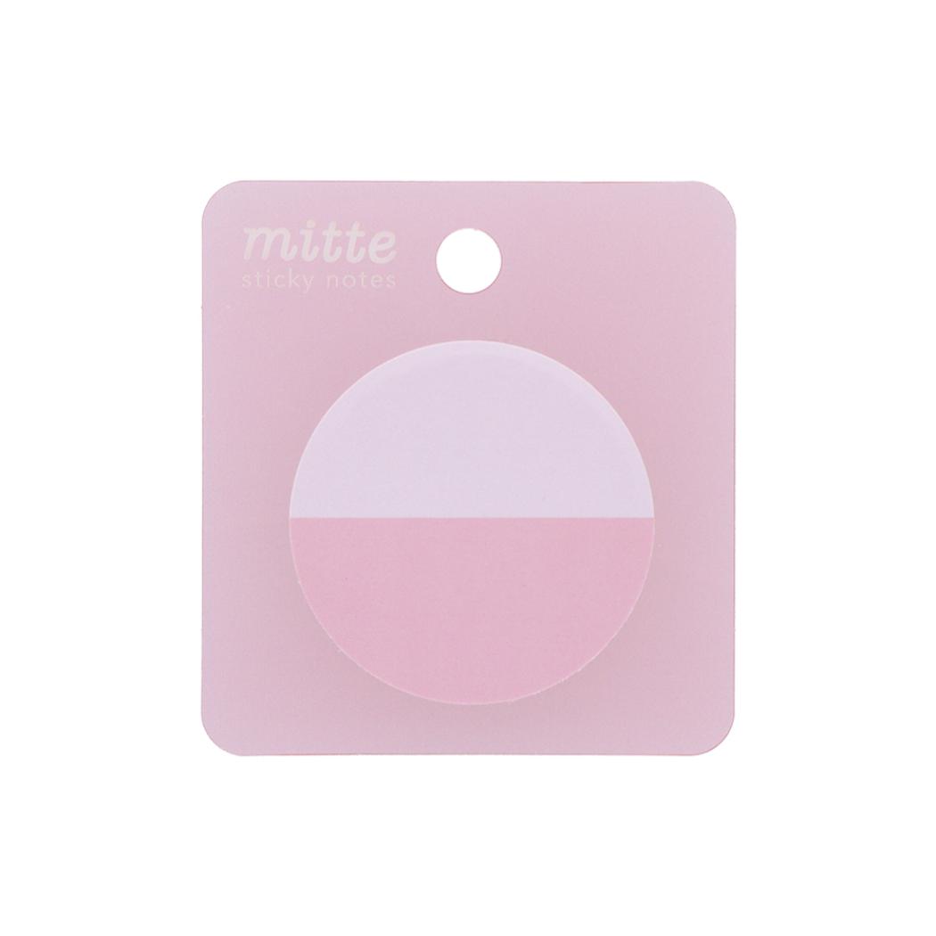 付箋 ふせん mitte アプリコットピンク サンスター文具 新学期準備文具 シンプル グッズ メール便可 シネマコレクション