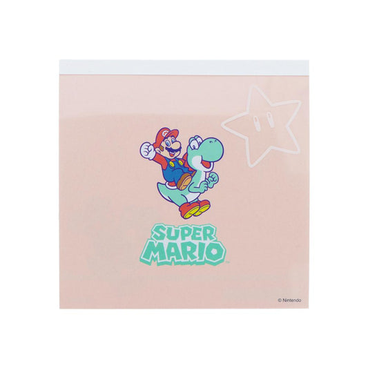 スーパーマリオブラザーズ メモ帳 スクエアメモ 味方 新入学 サンスター文具 新学期準備文具 キャラクター グッズ メール便可 シネマコレクション