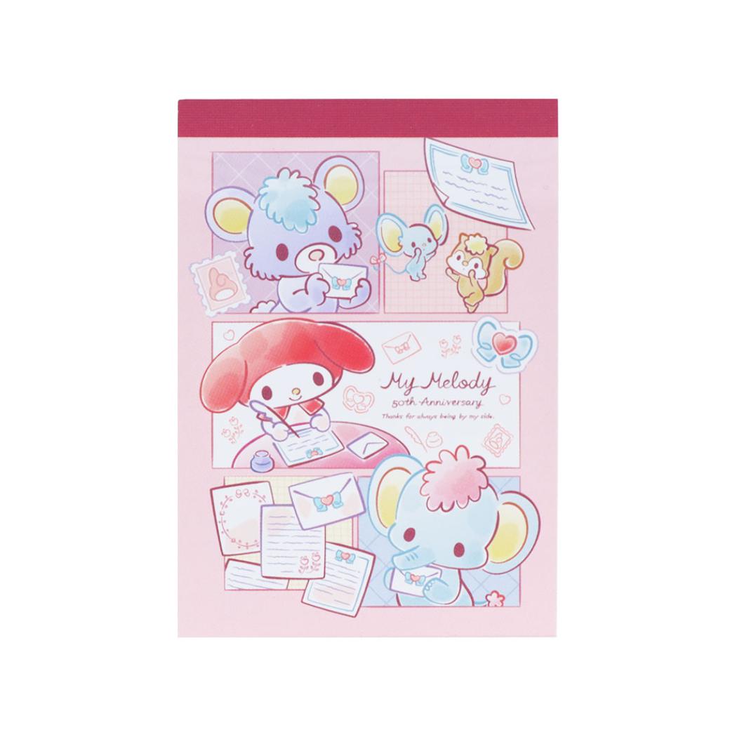 マイメロディ メモ帳 メモミニ ミニミニメモ サンリオ サンスター文具 メモパッド 伝言 キャラクター グッズ メール便可 シネマコレクション