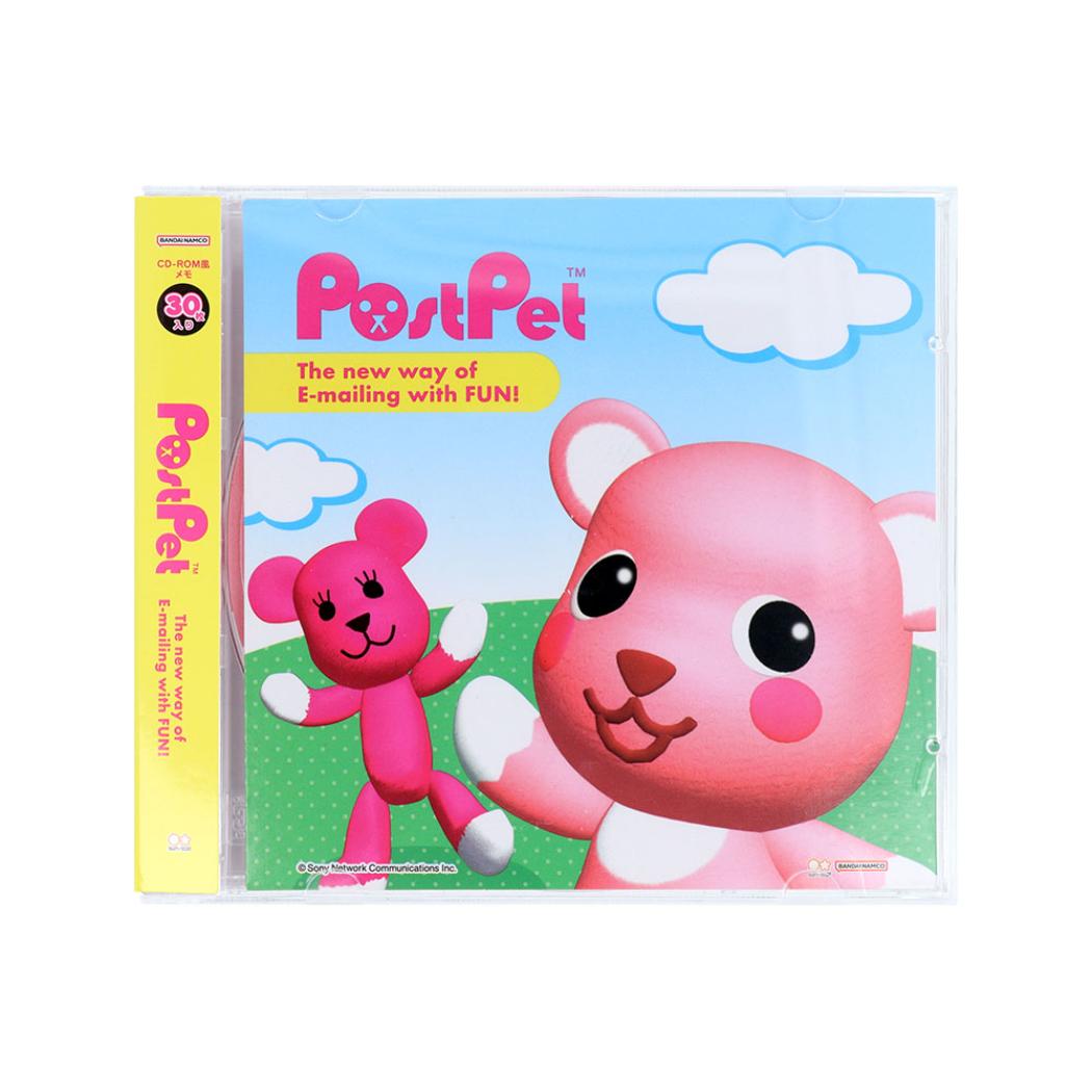 PostPet メモ帳 CD-ROM風メモ ライトピンク サンスター文具 メモパッド 伝言 キャラクター グッズ メール便可 シネマコレクション