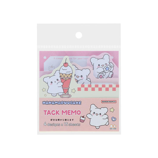 はなまるおばけ 付せん ダイカットブロック付箋 ピンク サンスター文具 新学期準備文具 伝言 キャラクター グッズ メール便可 シネマコレクション