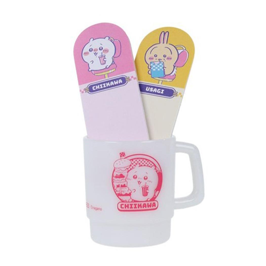 ちいかわ 付せん マグカップ付箋 DINER ちいかわ＆うさぎ サンスター文具 新学期準備文具 事務用品 キャラクター グッズ シネマコレクション