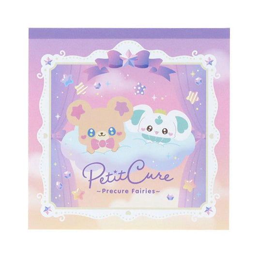 ぷちきゅあ メモ帳 スクエアメモ ピンク サンスター文具 伝言 メモパッド キャラクター グッズ メール便可 シネマコレクション