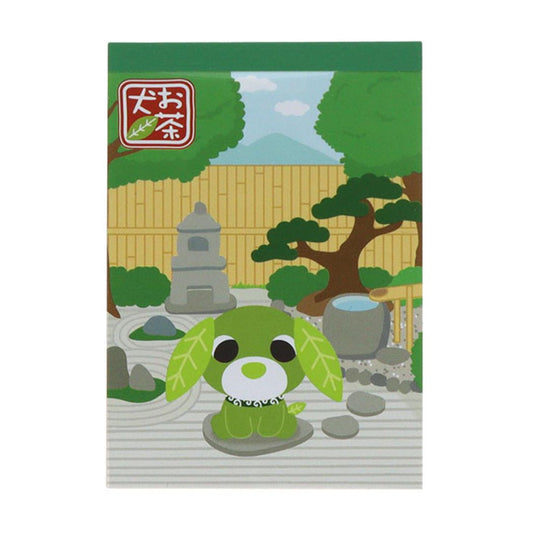 お茶犬 メモ帳 メモミニ リョク サンスター文具 新学期準備文具 キャラクター グッズ メール便可 シネマコレクション