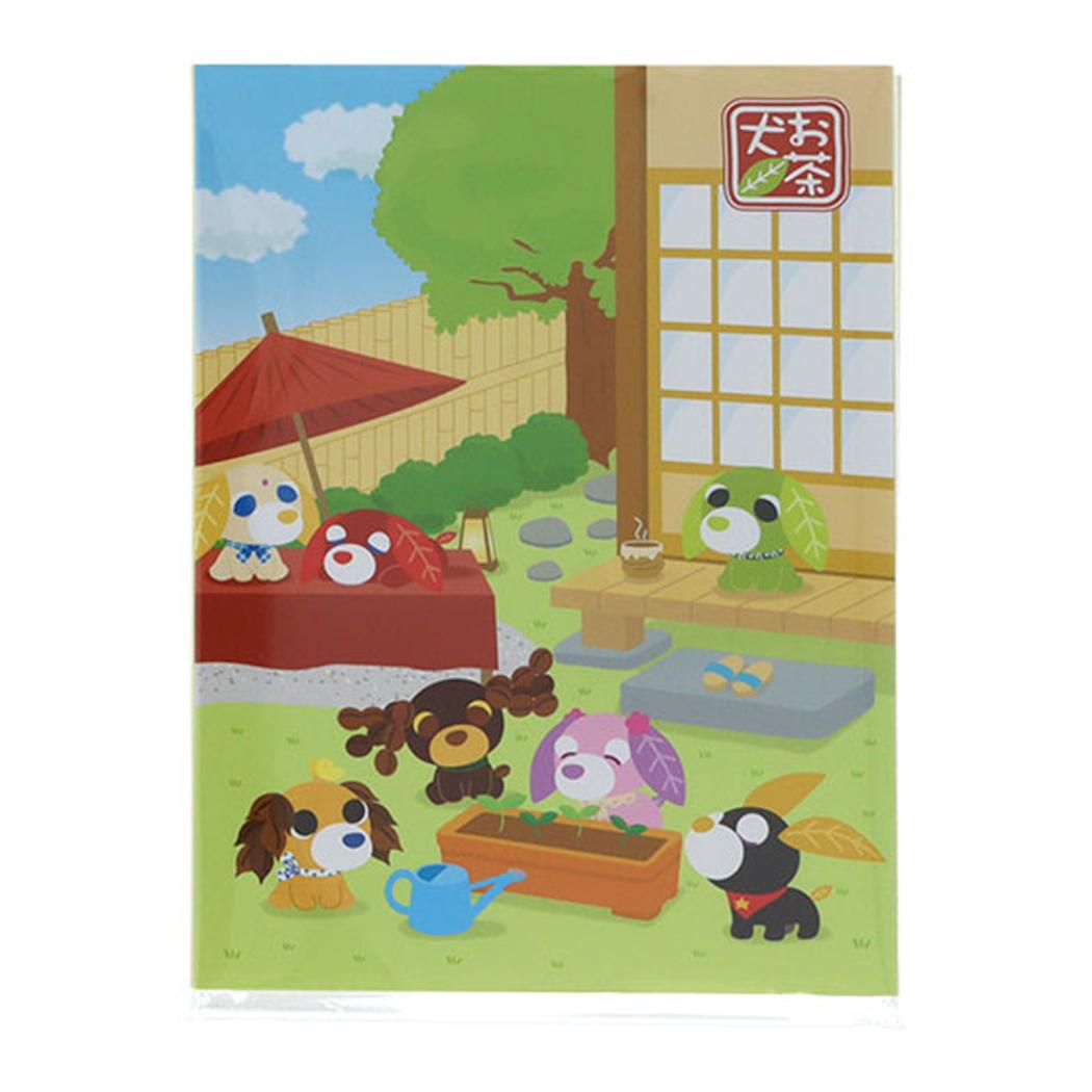 お茶犬 メモ帳 パタパタメモ みんな サンスター文具 新学期準備文具 キャラクター グッズ メール便可 シネマコレクション