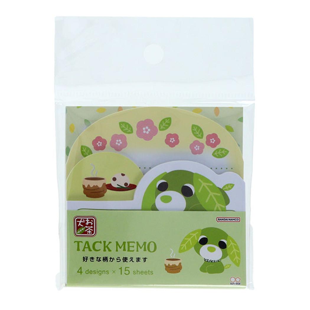 お茶犬 付せん ダイカットブロック付箋 リョク サンスター文具 新学期準備文具 キャラクター グッズ メール便可 シネマコレクション