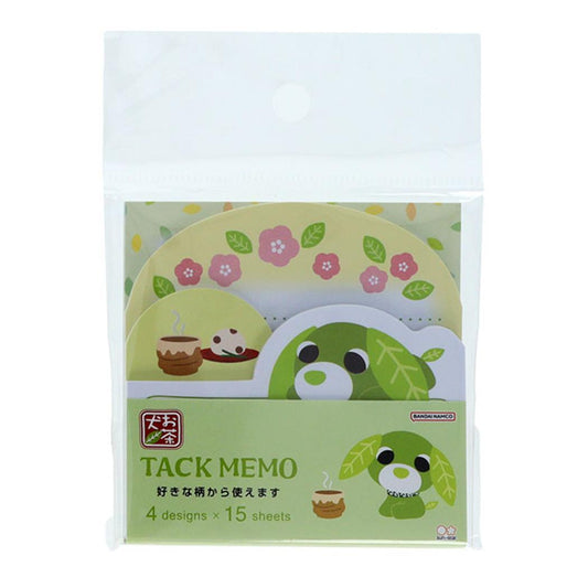お茶犬 付せん ダイカットブロック付箋 リョク サンスター文具 新学期準備文具 キャラクター グッズ メール便可 シネマコレクション