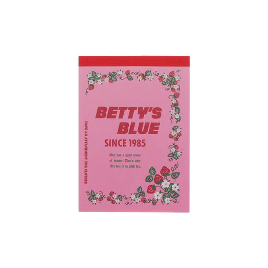 BETTY’S BLUE メモ帳 メモミニ ミニミニメモ ショッパー サンスター文具 新学期準備文具 かわいい キャラクター グッズ メール便可 シネマコレクション