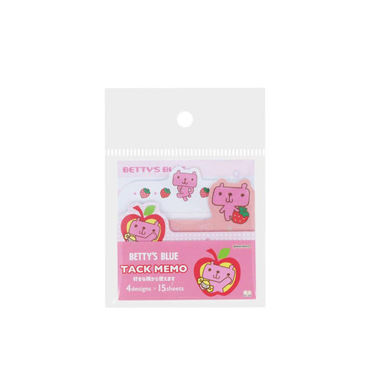 BETTY’S BLUE 付せん ダイカットブロック付箋 ピンク サンスター文具 新学期準備文具 伝言 事務用品 キャラクター グッズ メール便可 シネマコレクション