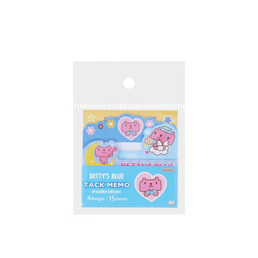 BETTY’S BLUE 付せん ダイカットブロック付箋 ブルー サンスター文具 新学期準備文具 伝言 事務用品 キャラクター グッズ メール便可 シネマコレクション