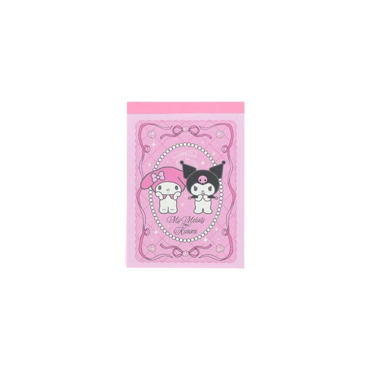 マイメロディ＆クロミ メモ帳 メモミニ ミニミニメモ リボン サンリオ サンスター文具 メモパッド 伝言 日本製 キャラクター グッズ メール便可 シネマコレクション
