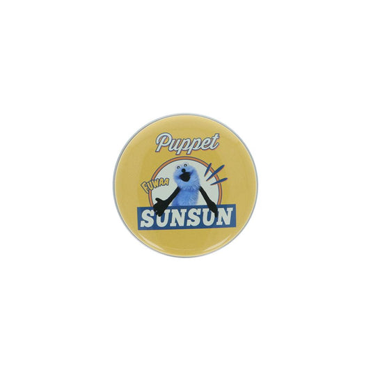 パペットスンスン メモ帳 缶入りメモ イエロー PUPPET SUNSUN サンスター文具 新学期準備文具 小物入れ かわいい キャラクター グッズ シネマコレクション