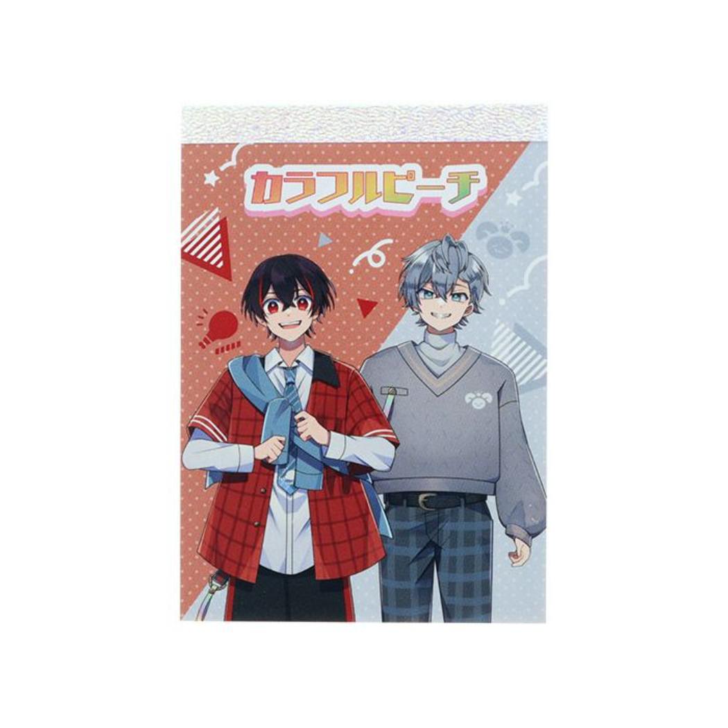 カラフルピーチ メモ帳 メモミニ ミニミニメモ ゆあんくん＆ヒロ UUUM ウーム サンスター文具 新学期準備文具 かわいい からぴち 実況 動画クリエイター グッズ メール便可 シネマコレクション