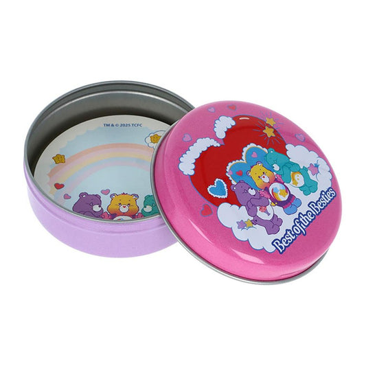ケアベア 付せん 缶入り付箋 ピンク CareBears サンスター文具 新学期準備文具 事務用品 ステーショナリー キャラクター グッズ シネマコレクション