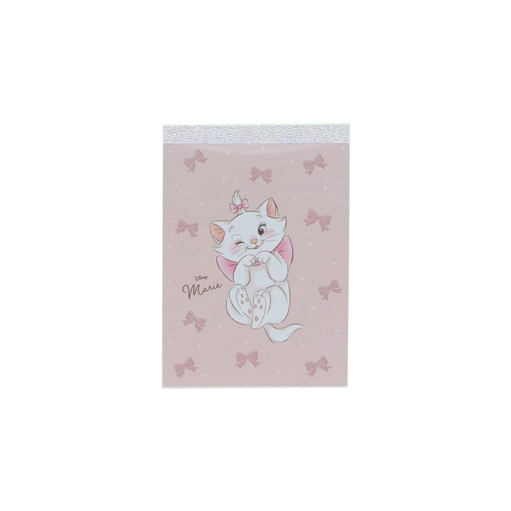 おしゃれキャット ミニミニメモ メモ帳 マリー ディズニー サンスター文具 新学期準備文具 キャラクター グッズ メール便可 シネマコレクション