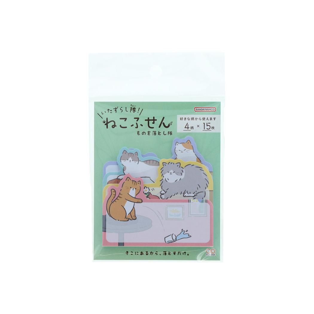 付箋 いたずらし隊！ねこふせん ものを落とし隊 猫 サンスター文具 付せん 日本製 かわいい グッズ メール便可 シネマコレクション