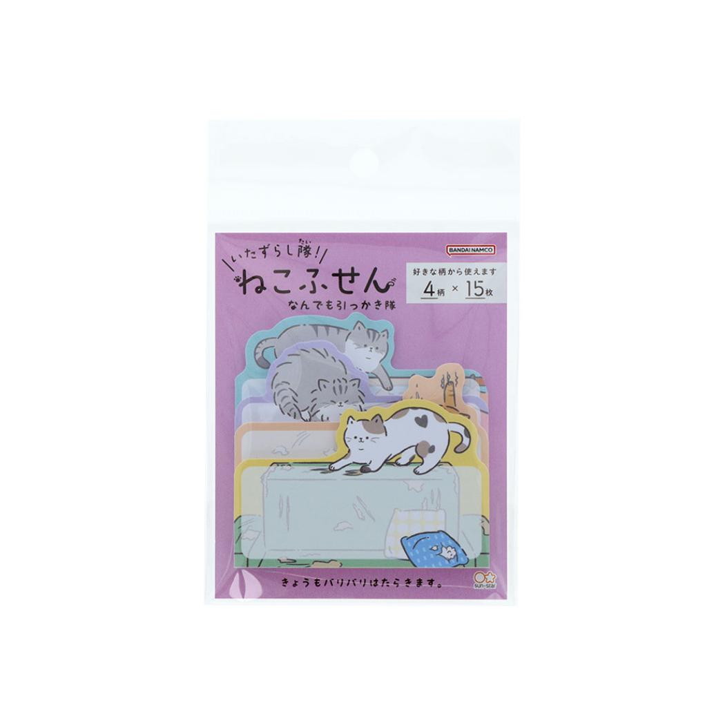 付箋 いたずらし隊！ねこふせん なんでも引っかき隊 猫 サンスター文具 付せん 日本製 かわいい グッズ メール便可 シネマコレクション