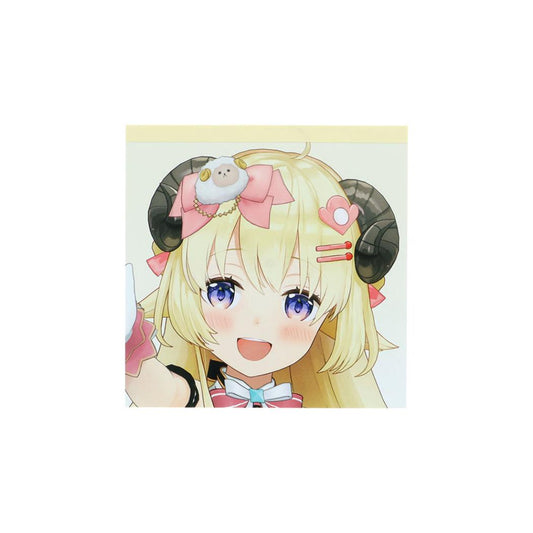 hololive ホロライブプロダクション メモ帳 スクエアメモ 角巻わため HO2 サンスター文具 新学期準備文具 日本製 グッズ メール便可 シネマコレクション