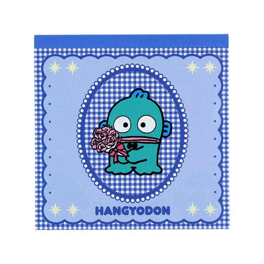 ハンギョドン メモ帳 スクエアメモ チェック サンリオ サンスター文具 新学期準備文具 キャラクター グッズ メール便可 シネマコレクション