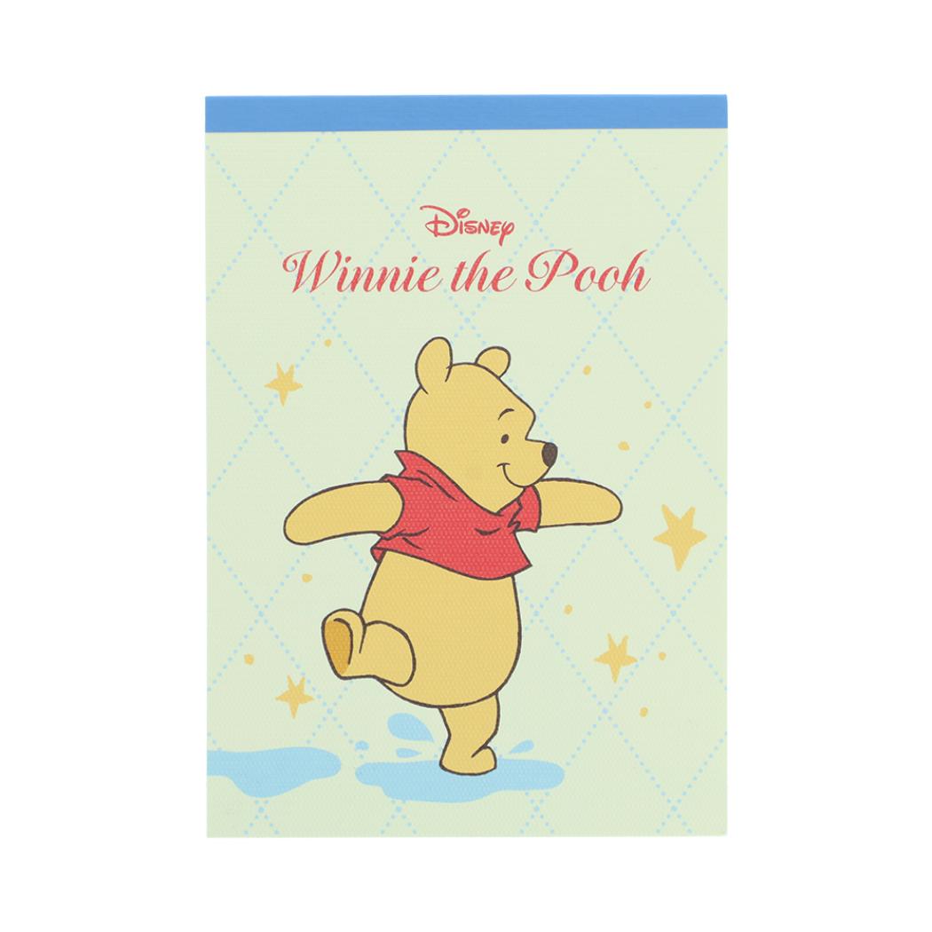くまのプーさん メモ帳 メモB7 Winnie the Pooh 10 イエロー ディズニー サンスター文具