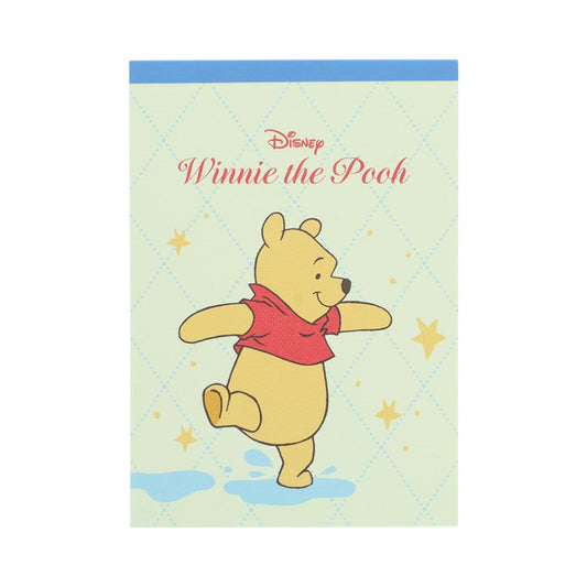 くまのプーさん メモ帳 メモB7 Winnie the Pooh 10 イエロー ディズニー サンスター文具