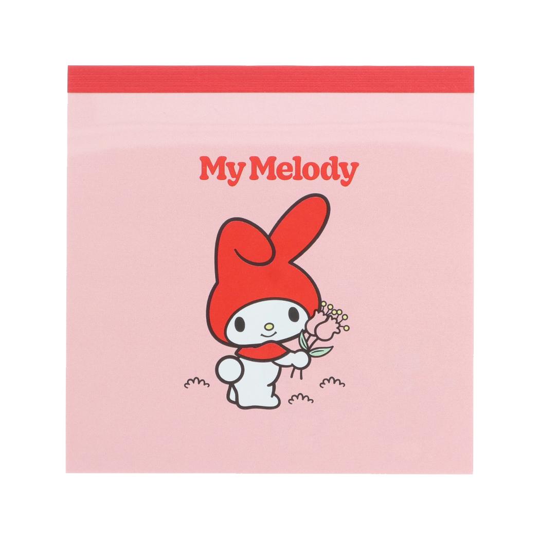 サンリオキャラクターズ メモ帳 スクエアメモ レトロ マイメロディ Sanrio サンスター文具