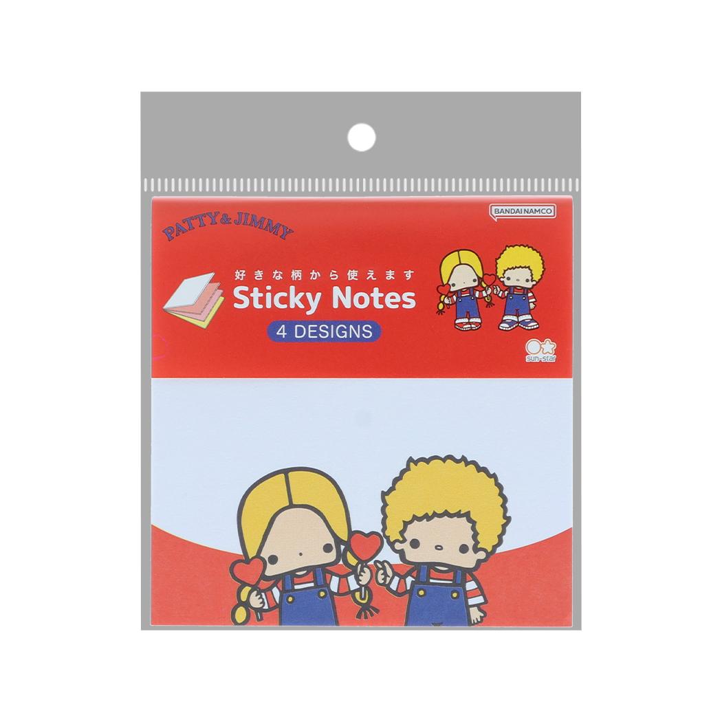 サンリオキャラクターズ 付せん 付箋メモ レトロ パティ＆ジミー Sanrio サンスター文具